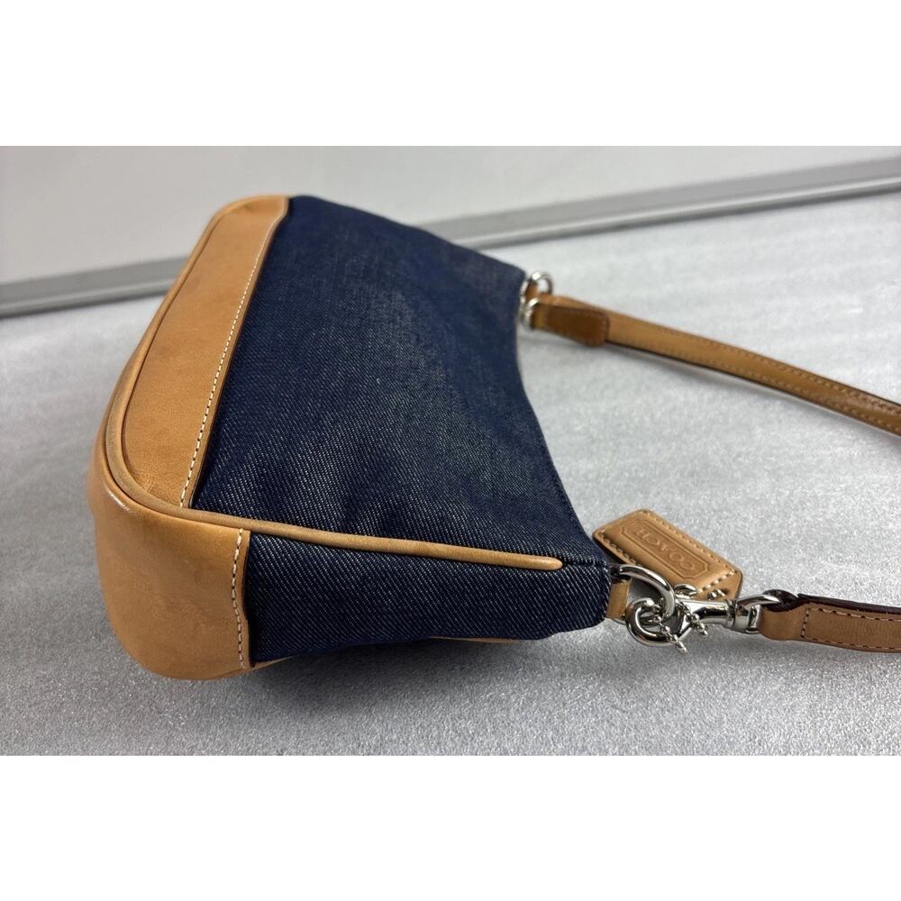 Coach Pouch Denim 7594 Women's Clutch Bag, small - Picture 5 of 7